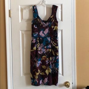 Water Color Print Dress